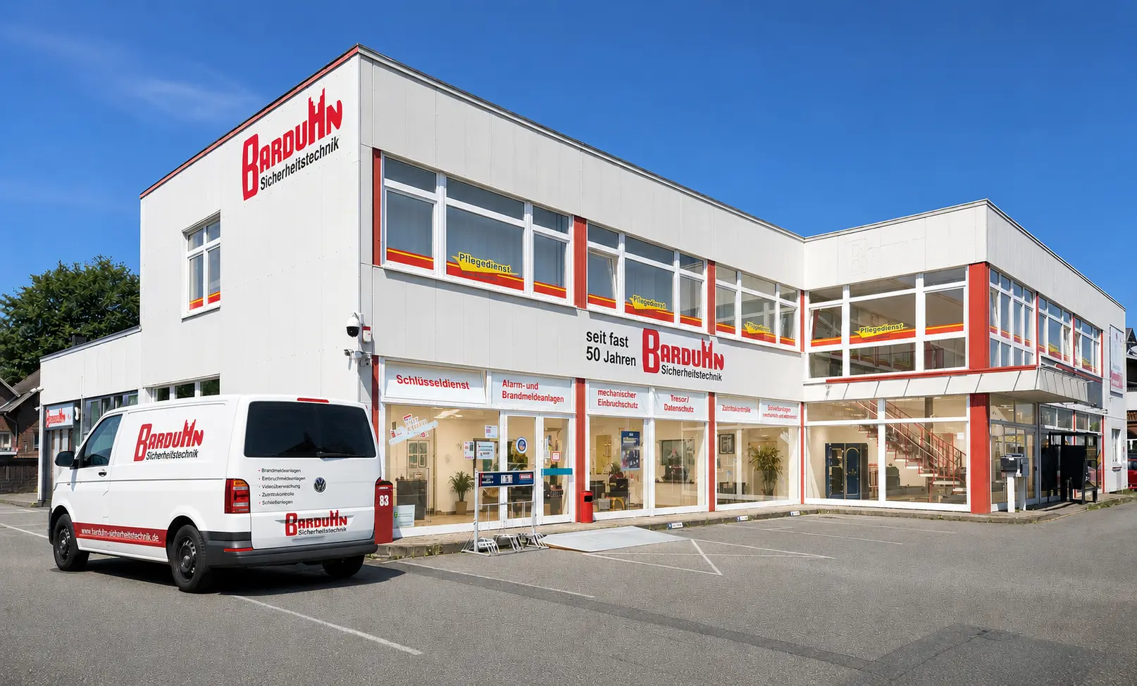 Barduhn Sicherheitstechnik – Firmensitz in Minden, seit fast 50 Jahren